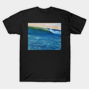 Billow in the sea oil painting by tabitha kremesec T-Shirt